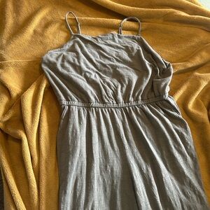 Old Navy Olive Green Spaghetti Strap Jumpsuit
